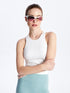 LC Waikiki Women's Halter Collar Straight Crop